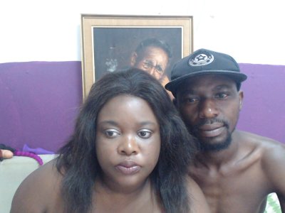 BangEbonycouple naked stripping on cam for live sex video chat