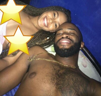 EbonyandJhony naked stripping on cam for live sex video chat
