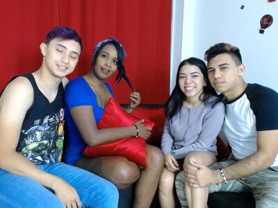 realhard4some naked stripping on cam for live sex video chat