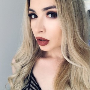 JustThea naked before webcam in live porn chat