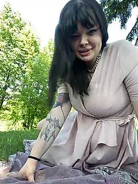 LadyDimitrescu naked stripping on cam for live sex video chat