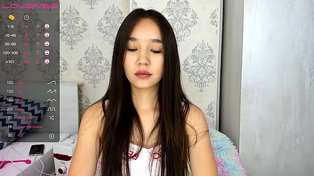 BloomAsia naked stripping on cam for live sex video chat