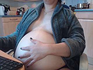 DIRTYPREGNANT naked stripping on cam for live sex video chat