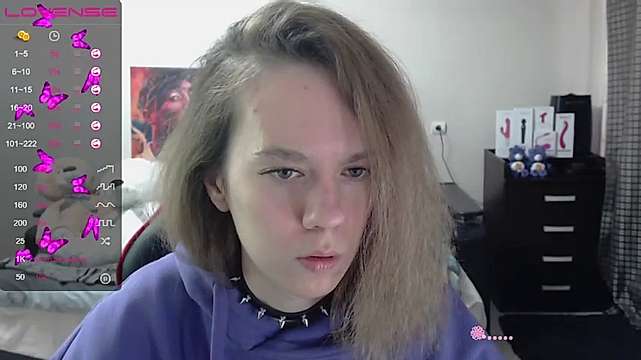 LittleElsie naked stripping on cam for live sex video chat