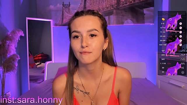 DemiTins naked stripping on cam for live sex video chat