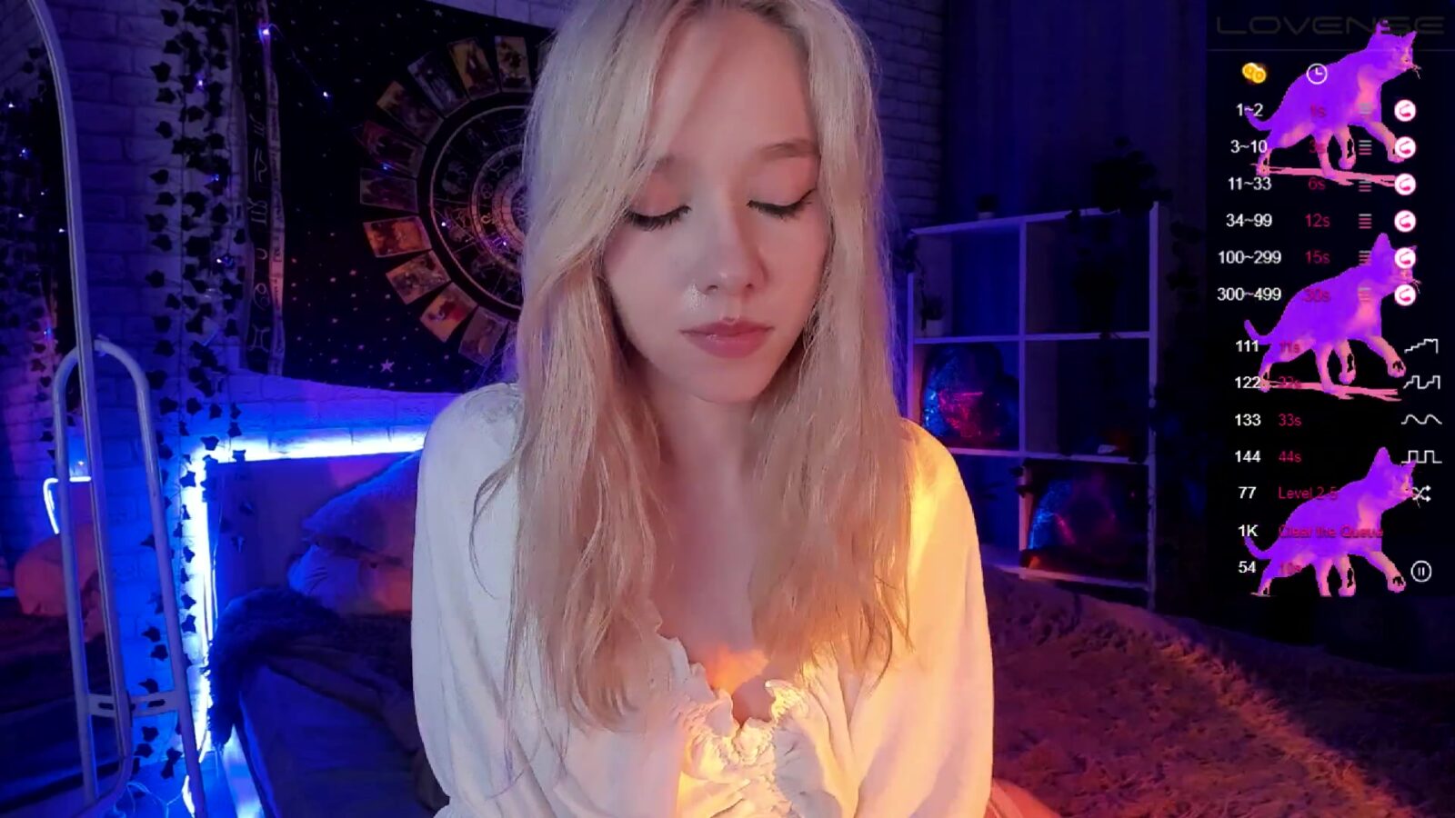 IrmaBell naked stripping on cam for live sex video chat