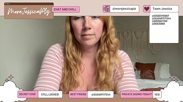 morejessicaplz naked stripping on cam for live sex video chat