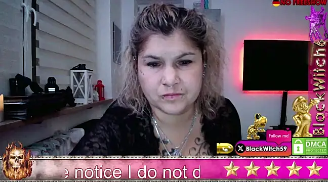 BlackWitch6 naked strip on cam for live sex video chat