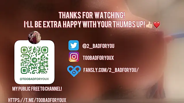 2badforyou naked strip on cam for live sex video chat